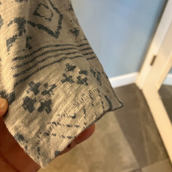 Sonoma Adaptive V Neck Blue Long Sleeved Shirt Large - Picture 4 of 6